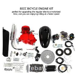 Kit de moteur à essence 80CC 2 temps pour vélo, moteur de vélo tout terrain motorisé Royaume-Uni