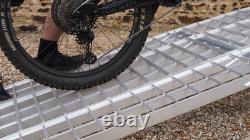 Kit de rampe de chargement de moto extra large, 2380 mm de long, 3 rampes incluses pour moto