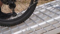 Kit de rampe de chargement de moto extra large, 2380 mm de long, 3 rampes incluses pour moto