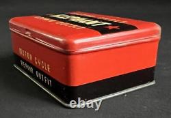 Kit de réparation de moto éléphant boîte en métal vintage d'affichage publicitaire de garage