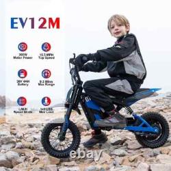Koolux EV12M 300W Moto Électrique pour Enfants 36V Vélo à Pousser Amélioré
