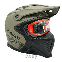 LS2 OF606 Drifter Plain Casque de Moto Tout Terrain Trial Aventure Mask