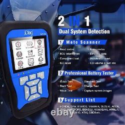 Lecteur de codes de diagnostic OBD2 authentique pour motos Honda Kawasaki Suzuki