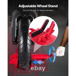 Lève-moto hydraulique 1000 lbs, support de levage pour moto tout terrain et de rue