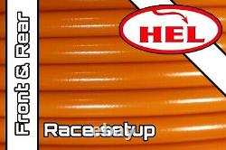 Ligne de frein tressée Hel avant + arrière pour configuration de course Orange Gsxr400r Gk76a 90 92
