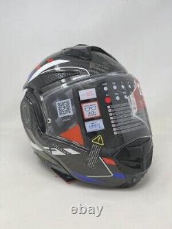 Ls2 Ff901 Advant X Carbone Futur Blanc Bleu Rouge Tout Nouveau Design 2023