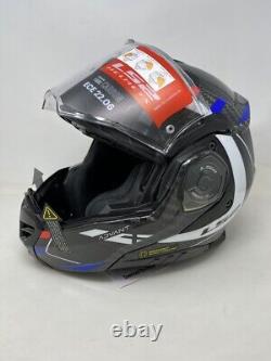 Ls2 Ff901 Advant X Carbone Futur Blanc Bleu Rouge Tout Nouveau Design 2023