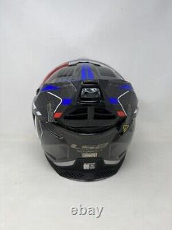 Ls2 Ff901 Advant X Carbone Futur Blanc Bleu Rouge Tout Nouveau Design 2023