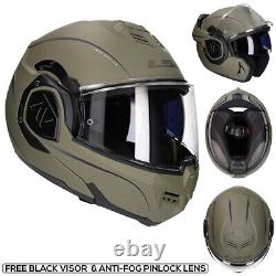 Ls2 Ff906 Advant Special Flip Over Motorcycle Helmet Bike Flip Front Matt Sand