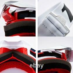Lunettes de motocross tout-terrain 100% Armega avec lentille miroir Royal Essential
