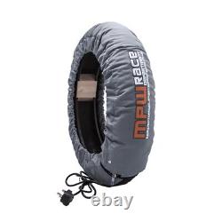 MPW Département de Course Analogique Pro Couvre-Pneus Superbikes 120 / 180-190 Gris