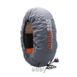 MPW Département de Course Analogique Pro Couvre-Pneus Superbikes 120 / 180-190 Gris