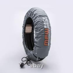 MPW Race Dept Gant de Chauffage Analogique Pro pour Pneus Superbike 120/180-190 Prise EU (Gris)