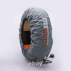 MPW Race Dept Gant de Chauffage Analogique Pro pour Pneus Superbike 120/180-190 Prise EU (Gris)