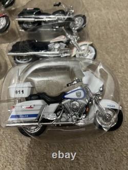 Maisto 1 18 Moto Harley Davidson Modèle Lot (19 Motos)