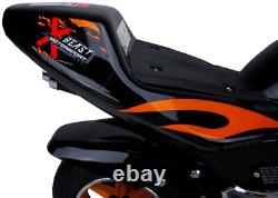 Mini Moto de Sport Moto Racer ORANGE Moto Tout Terrain 49cc Off Road