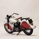Modèle De Moto Diecast Classique Américaine Indian Sport Scout De 1940 à L'échelle 1/12