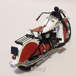 Modèle de moto diecast classique américaine Indian Sport Scout de 1940 à l'échelle 1/12