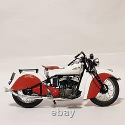 Modèle de moto diecast classique américaine Indian Sport Scout de 1940 à l'échelle 1/12