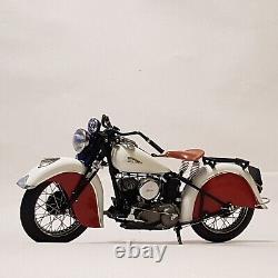 Modèle de moto diecast classique américaine Indian Sport Scout de 1940 à l'échelle 1/12