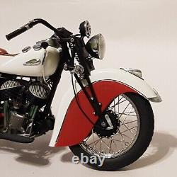 Modèle de moto diecast classique américaine Indian Sport Scout de 1940 à l'échelle 1/12