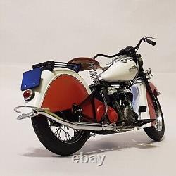 Modèle de moto diecast classique américaine Indian Sport Scout de 1940 à l'échelle 1/12