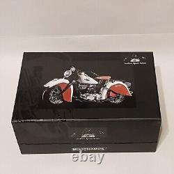Modèle de moto diecast classique américaine Indian Sport Scout de 1940 à l'échelle 1/12
