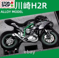 Modèle de moto en alliage Kawasaki H2R 16 avec pulvérisation, démarrage par clé, excellent cadeau POST UK