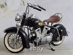 Modèle de moto indienne de 1947, moto motorisée, vélo, modèle à l'échelle 1:18, figurine de décoration, AFFAIRE