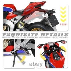 Modèle de moto sportive Diecast 19, construction métallique réaliste, sans assemblage nécessaire