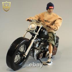 Modèle en alliage de moto Bobber Harley 1/6 pouvant être associé au soldat HT de 12 pouces