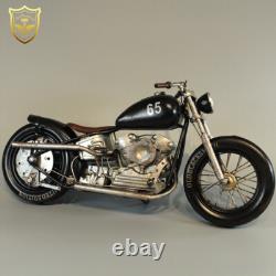 Modèle en alliage de moto Bobber Harley 1/6 pouvant être associé au soldat HT de 12 pouces