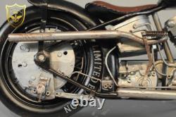 Modèle en alliage de moto Bobber Harley 1/6 pouvant être associé au soldat HT de 12 pouces