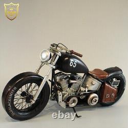 Modèle en alliage de moto Bobber Harley 1/6 pouvant être associé au soldat de 12 pouces HT