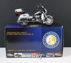 Modèle réduit en métal 1/10 Franklin Mint Harley-Davidson Road King, édition limitée avec certificat d'authenticité