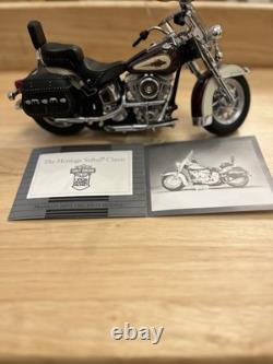 Modèle réduit en métal de collection Franklin Mint 110 Harley-Davidson Heritage Softail Classic
