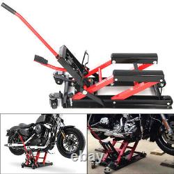 Moto Bike Quad Dirt Motorcycle Vtt Jack Lift Hoist 1500lb Hydraulic Lifter