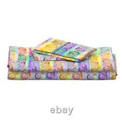 Moto Cheater Quilt Cycle Vélo 100% Coton Sateen Sheet Set By Sponflower