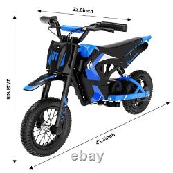 Moto Électrique pour Enfants EV12M 250W 15.5MPH Securitaire et Amusante