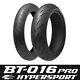 Moto Pneus Bridgestone Battlax Bt016 Pro 120/70 / Zr17 Et 180/55 / ​​zr17 Paire