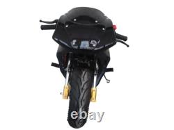 Moto Racer Mini Pocket Motorcycle 2 Temps 49cc Essence BLEU Moto Tout Terrain