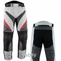 Moto Racing Textile Imperméable Veste Trouser Motorbike Riding Suit Armour