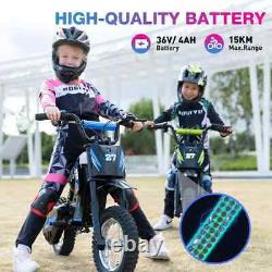 Moto électrique RCB R9X pour enfants 300W - E-moto 15KM d'autonomie 36V 4Ah 12'' de pneus