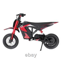 Moto électrique pour enfants 12'' avec moteur 300W, moto tout-terrain, batterie 36V 4AH, âge 3-12 ans