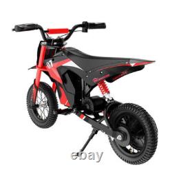Moto électrique pour enfants 12'' avec moteur 300W, moto tout-terrain, batterie 36V 4AH, âge 3-12 ans