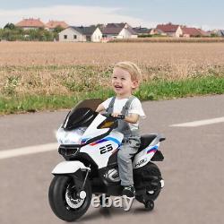 Moto électrique pour enfants 12V avec roues d'entraînement