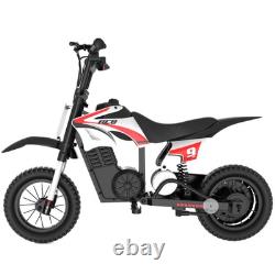 Moto électrique pour enfants 350W Tout-terrain E-moto 16KM d'autonomie 36V 5.2Ah À partir de 4 ans