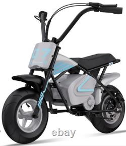 Moto électrique pour enfants EVERCROSS EV07M 11 pneus Gris & Bleu