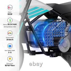 Moto électrique pour enfants EVERCROSS EV07M 11 pneus Gris & Bleu