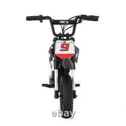 Moto électrique pour enfants RCB R9X Pro 350W 36V 5.2Ah pneus 12 pouces 4-12 ans cadeau